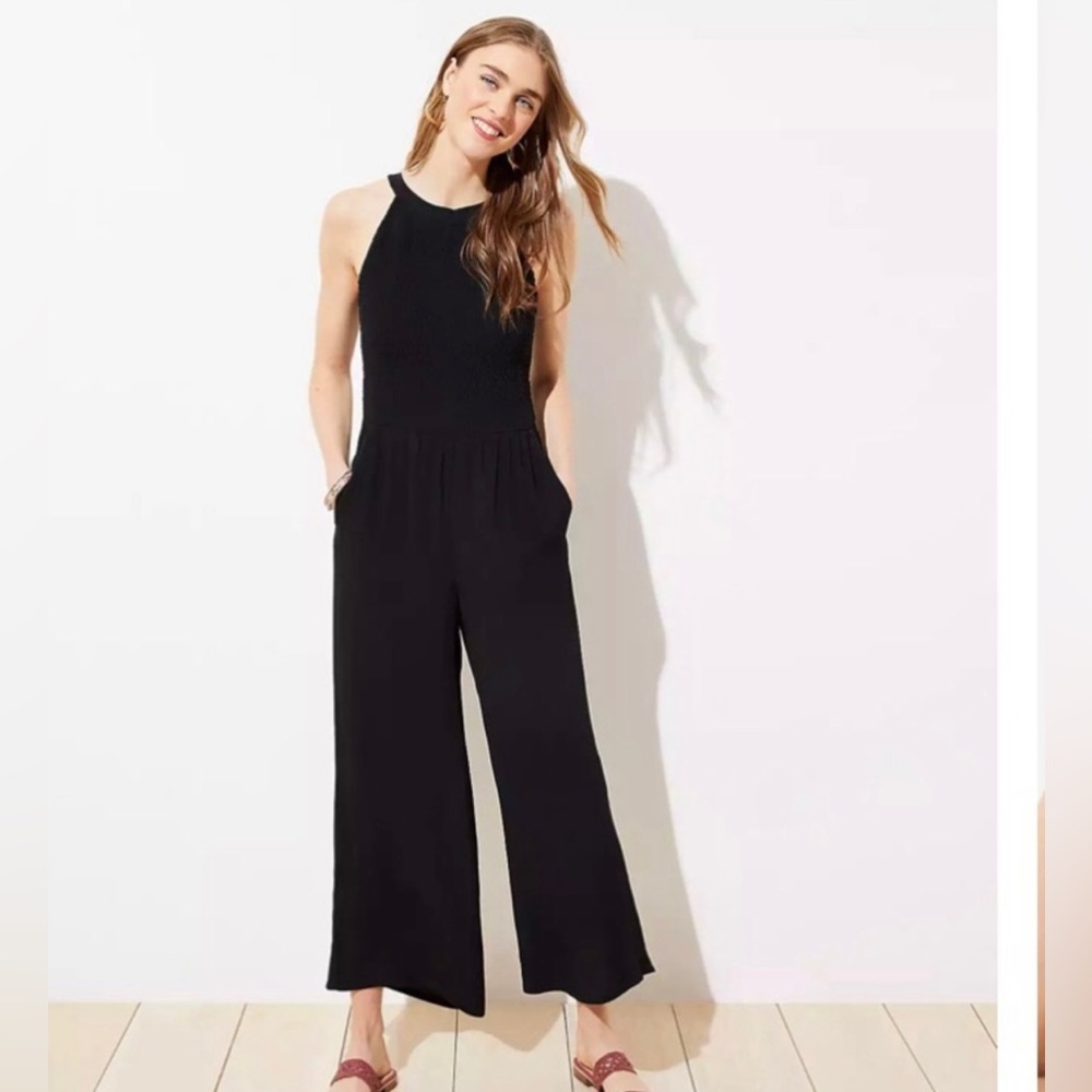 LOFT halter jumpsuit 2P excellent condition.  No tags but never worn.